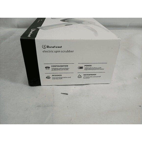 Zane Forest Electric Spin Scrubber – 5 Brush Heads, Cordless, Multi-Room Cleaner - Picture 5 of 12